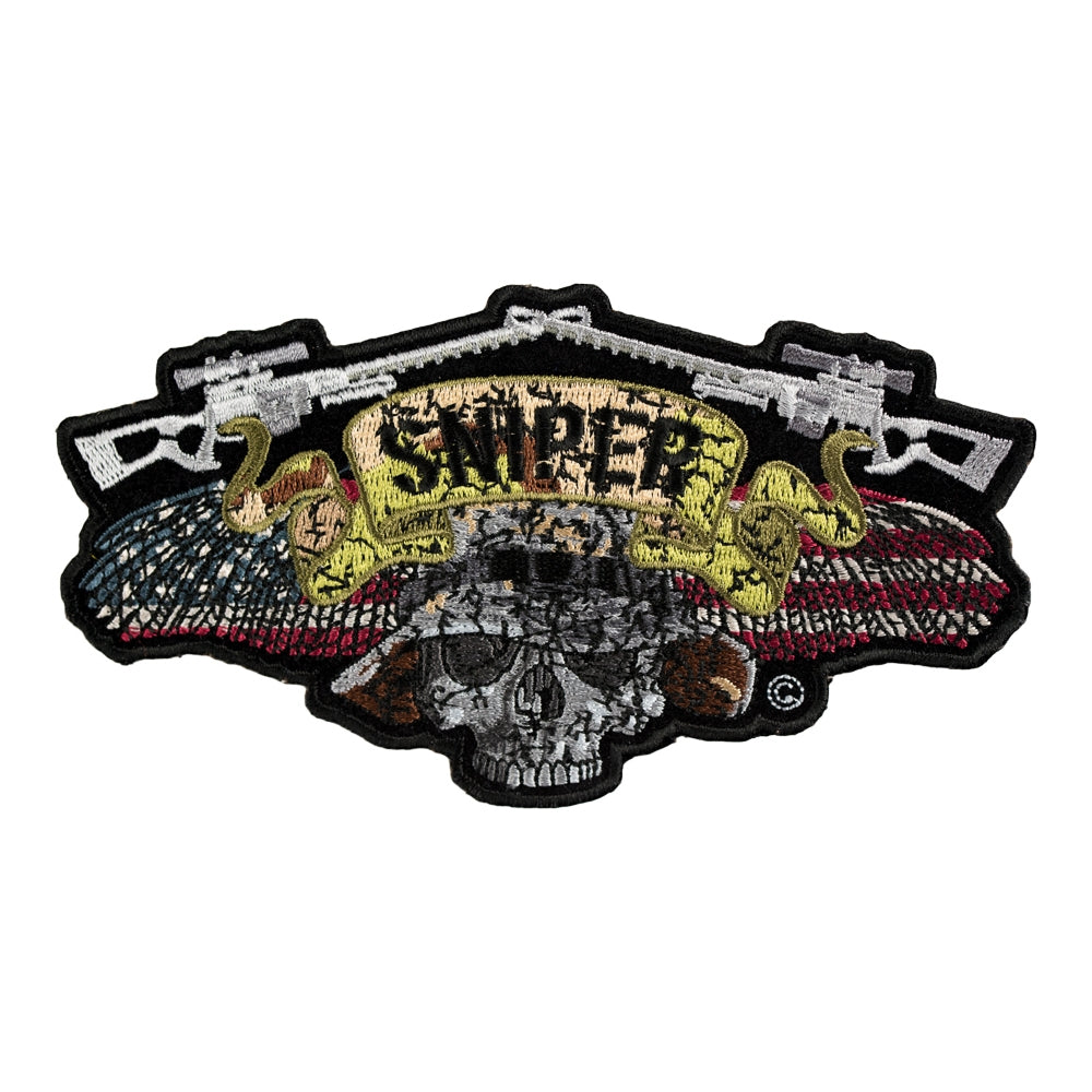 Sniper Winged Skull Camouflage Patch, Small Size — product image