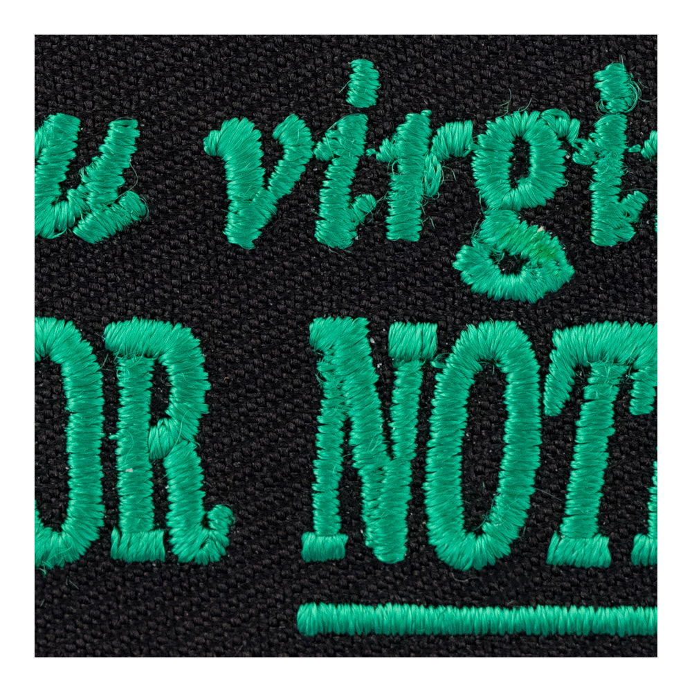 To All You Virgins Thanks For Nothing Patch, Sayings Patches — detail view 1