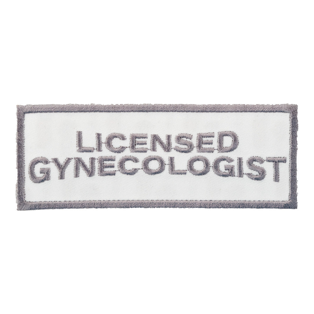 Licensed Gynecologist Patch, Vulgar Sayings Patches — product image