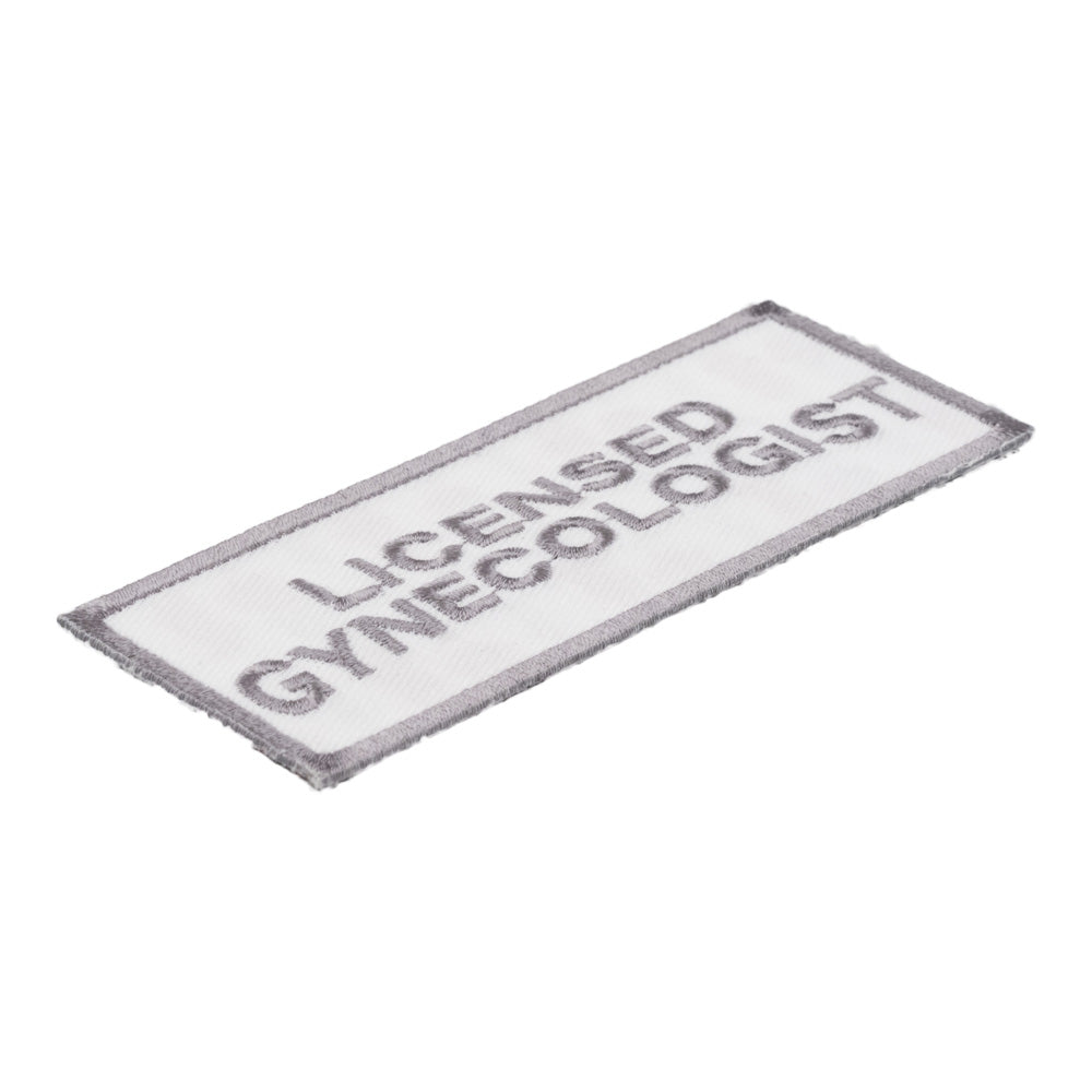 Licensed Gynecologist Patch, Vulgar Sayings Patches — detail view 1