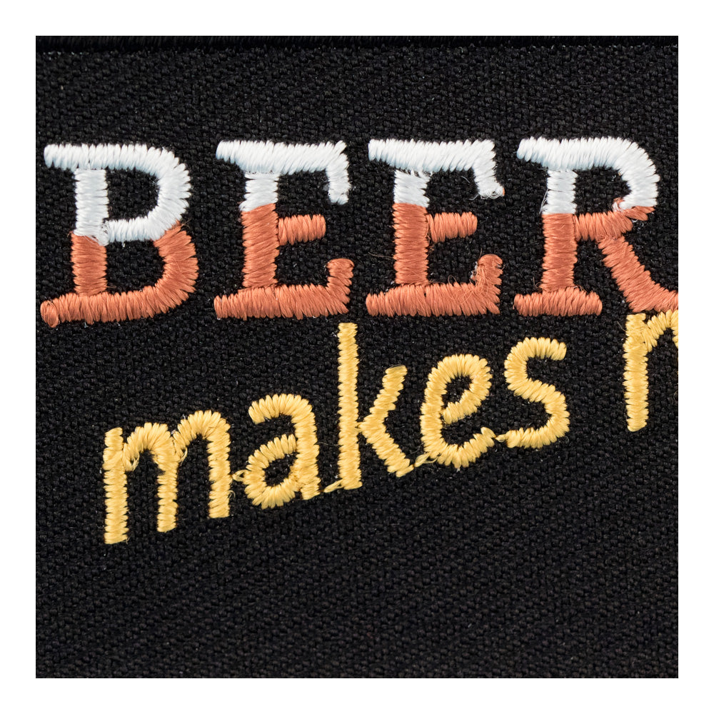 Beer Makes My Clothes Fall Off Patch, Dirty Patches — detail view 2