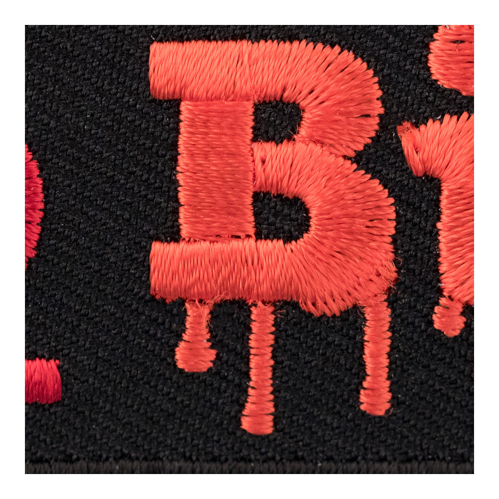I Do Bite Dripping Blood Patch, Funny Sayings Patches — detail view 1