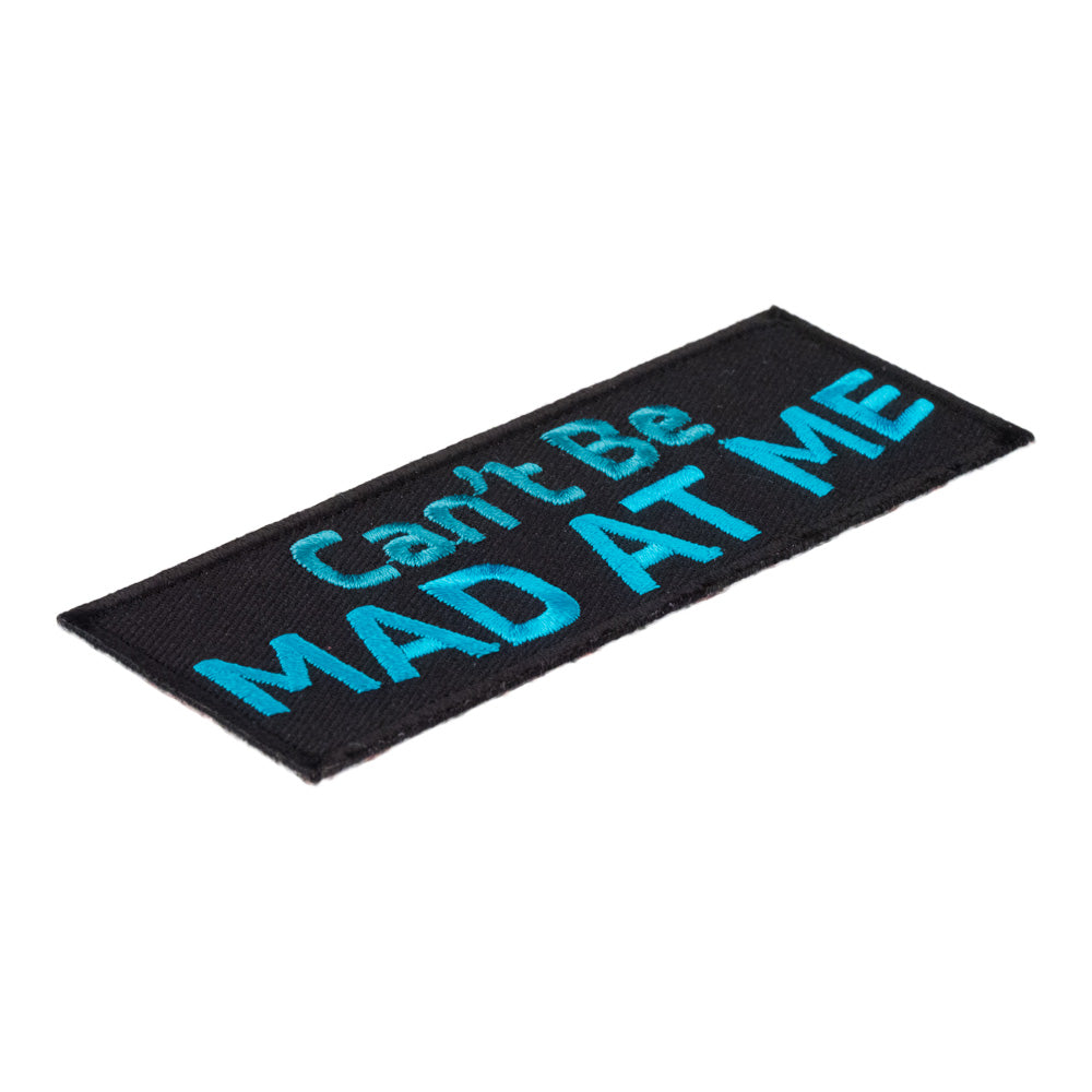 Can't Be Mad At Me Turquoise Patch, Sayings Patches — detail view 1