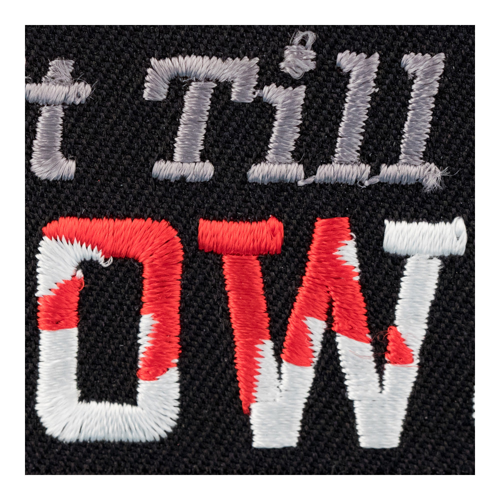 Ride It Till It Blows Patch, Biker Sayings Patches — detail view 2