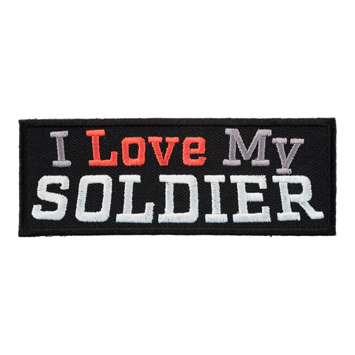 I Love My Soldier Patch, Support Our Troops Patches — product image