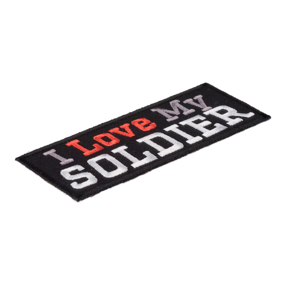 I Love My Soldier Patch, Support Our Troops Patches — detail view 1