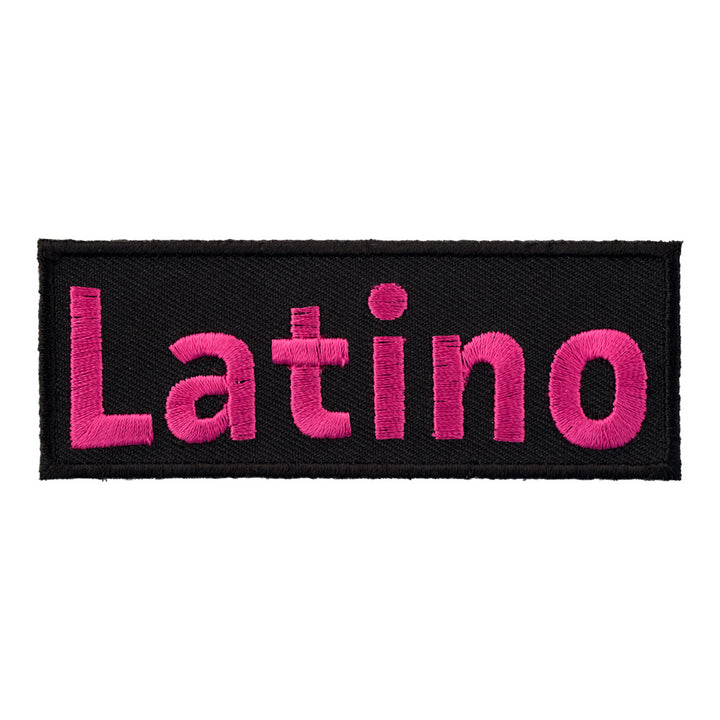 Latino Pink &amp; Black Patch, Latin American Patches — product image