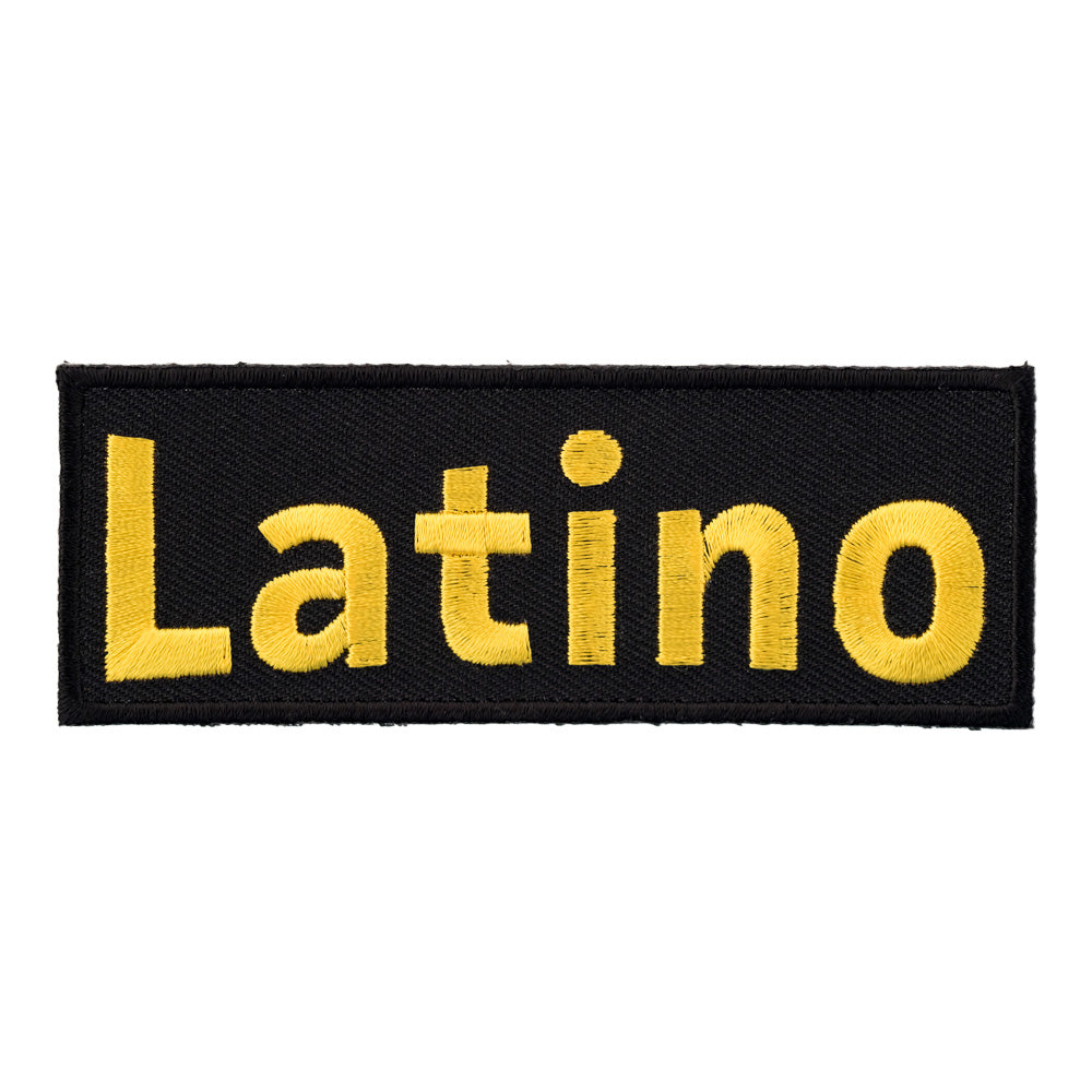 Latino Yellow & Black Patch, Latin American Patches — product image
