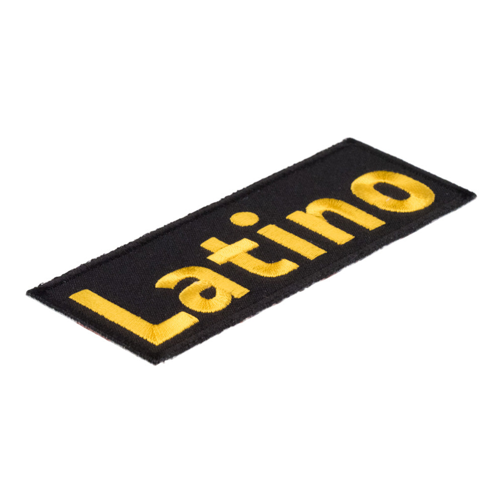 Latino Yellow &amp; Black Patch, Latin American Patches — detail view 2