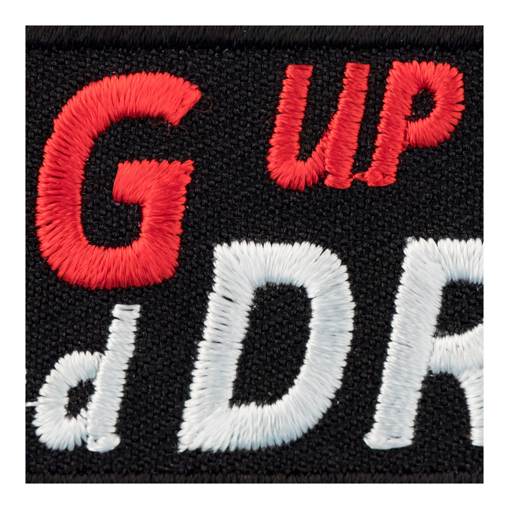 Hang Up And Drive Patch, Biker Sayings Patches — detail view 1