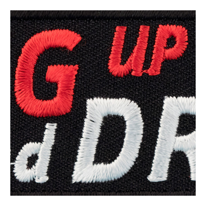 Hang Up And Drive Patch, Biker Sayings Patches — detail view 1