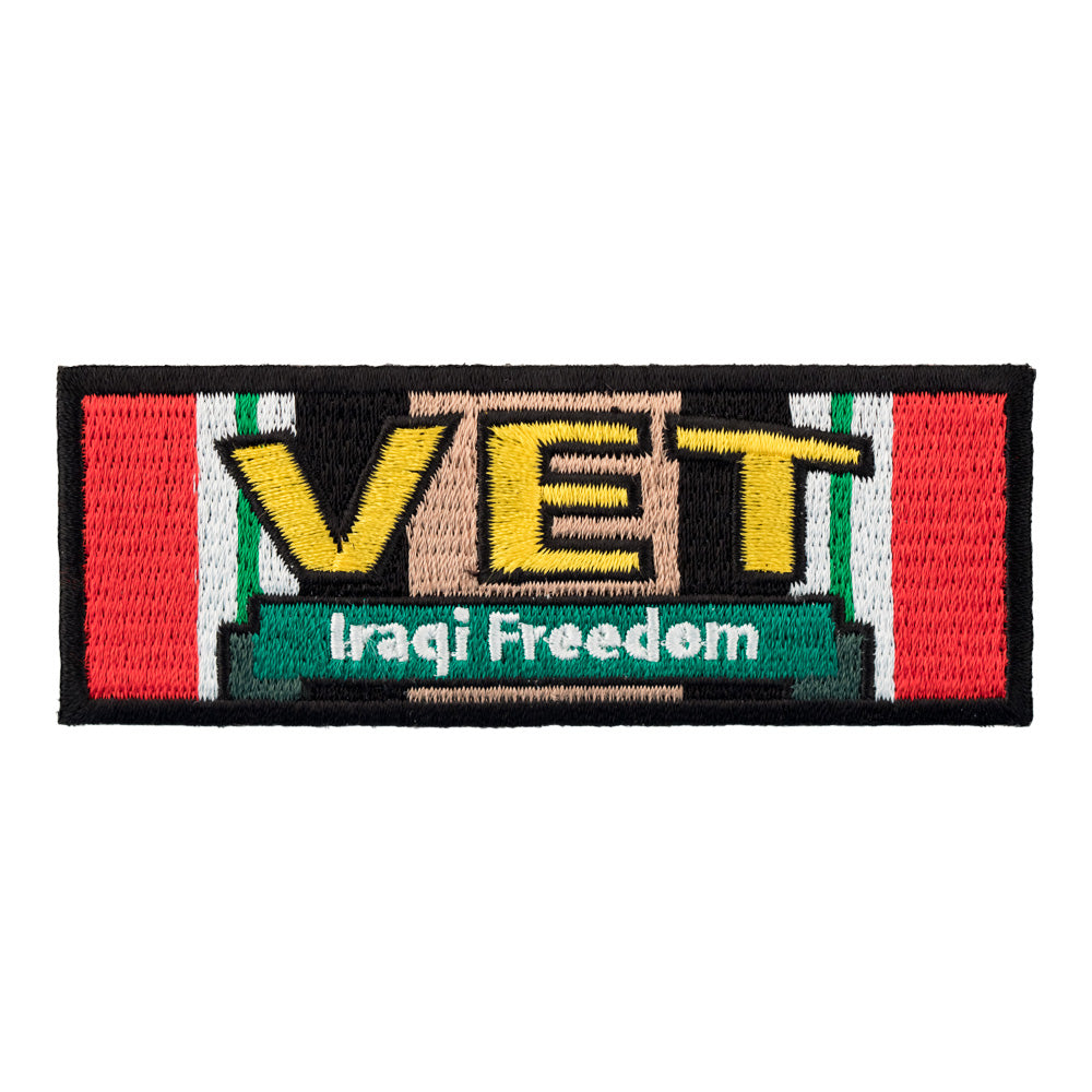 Iraqi Freedom Vet Service Ribbon Patch, Military Patches — product image