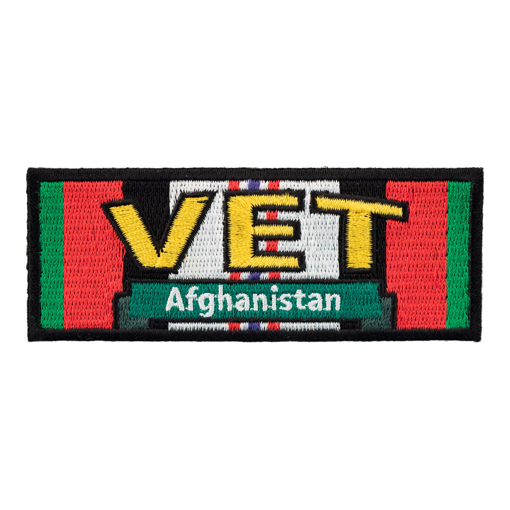 Afghanistan Vet Service Ribbon Patch, Military Patches — product image