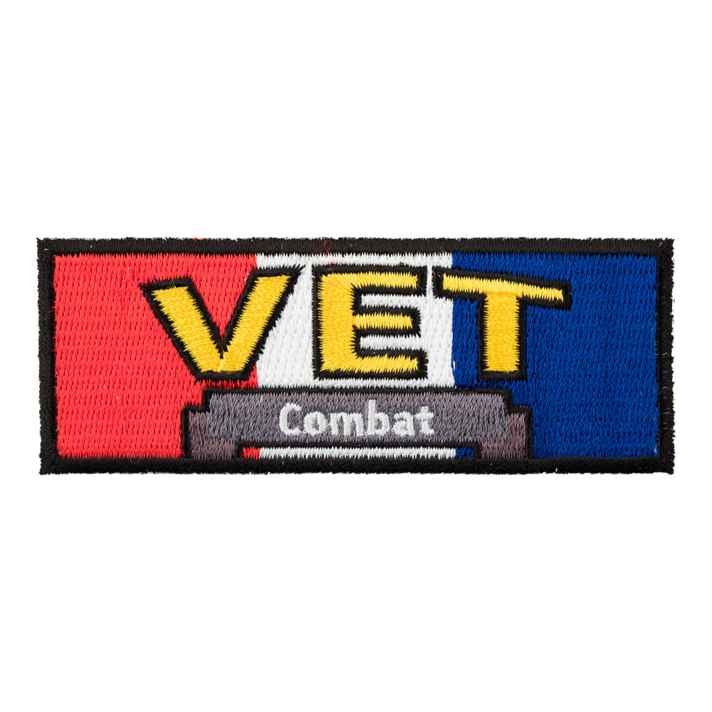 Combat Veteran RWB Patch, Military Veteran Patches — product image