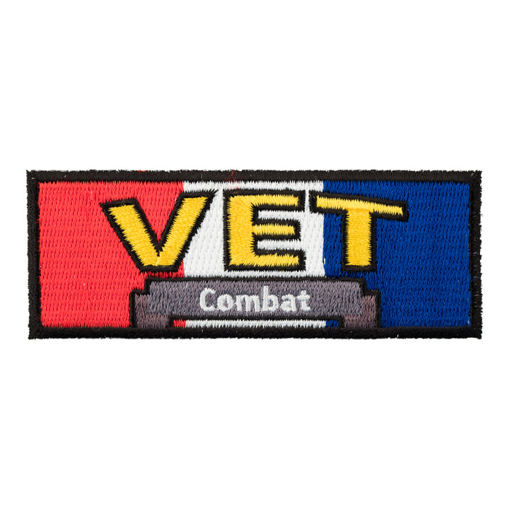 Combat Veteran RWB Patch, Military Veteran Patches — product image