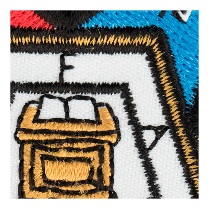 Order Of The Eastern Star Cut-Out Patch, Masonic Patches — detail view 1