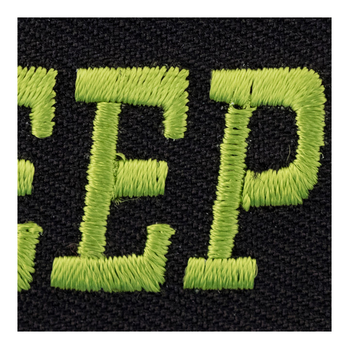 Sheep Dog Green Patch, Biker Sayings Patches — detail view 1