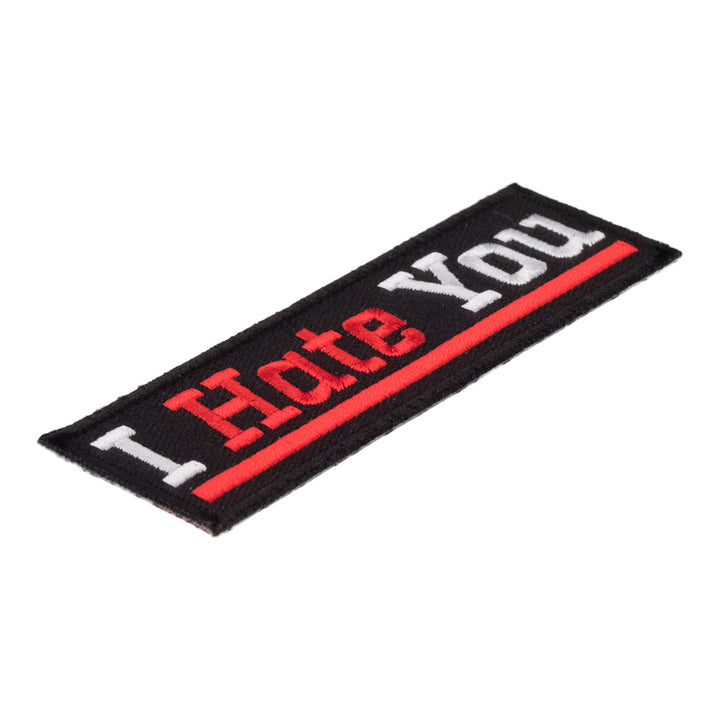 I Hate You Red &amp; White Patch, Sayings Patches — detail view 1