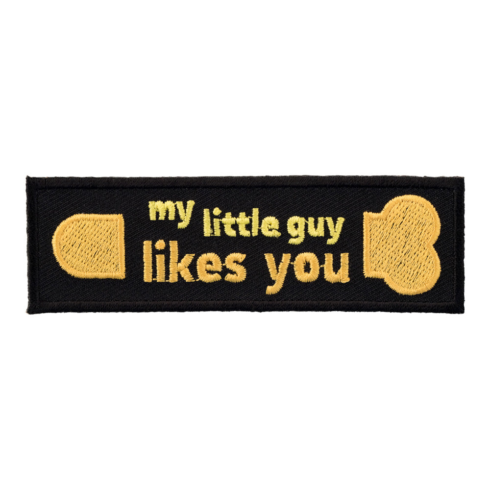 My Little Guy Likes You Pecker Patch, Sayings Patches — product image
