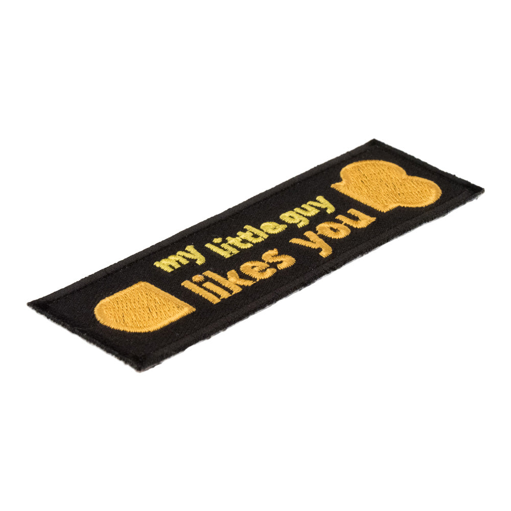 My Little Guy Likes You Pecker Patch, Sayings Patches — detail view 1