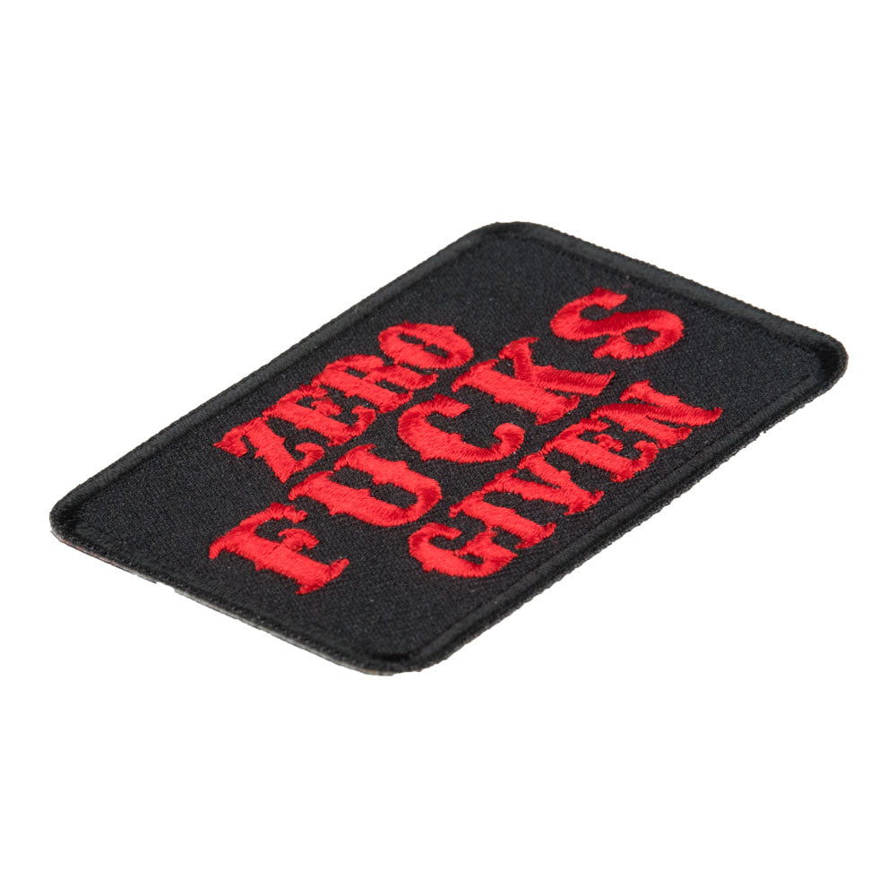 Zero Fucks Given Patch, Vulgar Sayings Patches — detail view 2