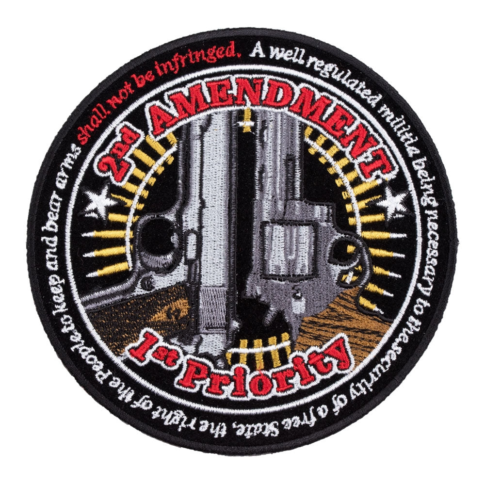 2nd Amendment 1st Priority Patch, Medium Size — product image