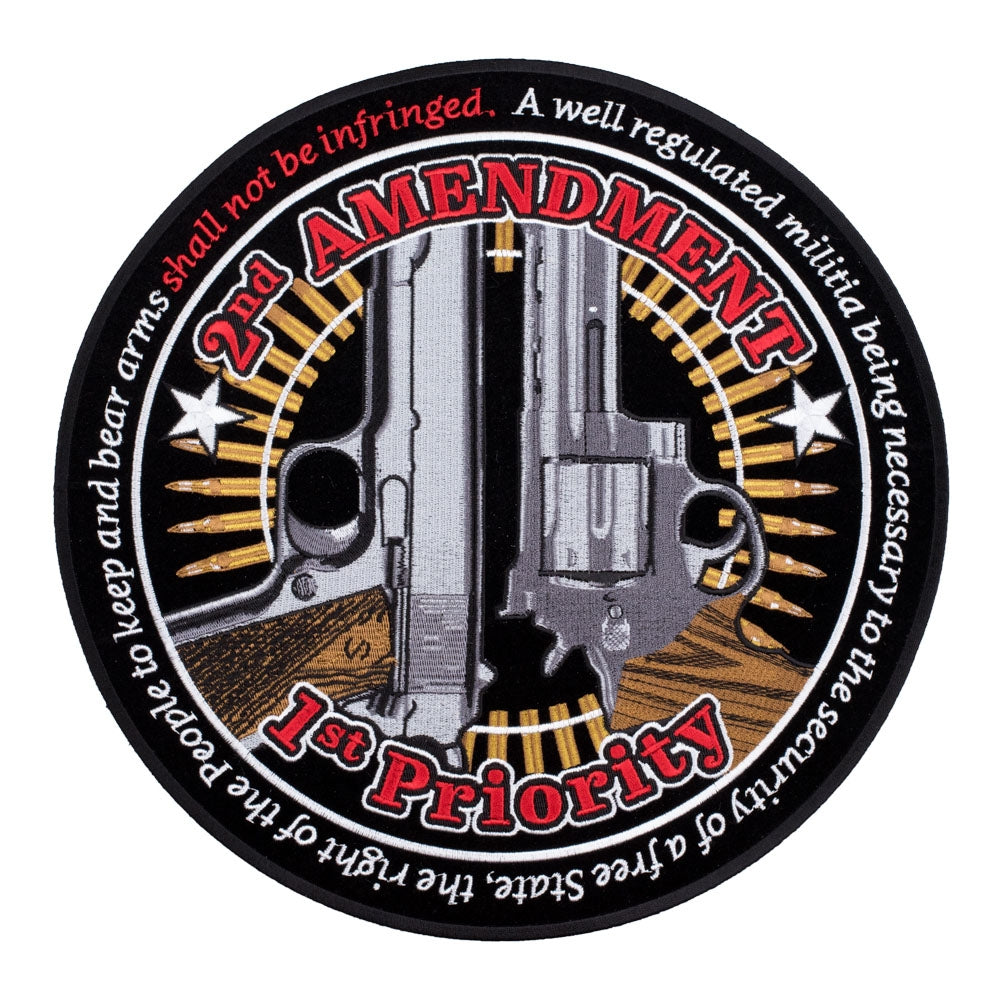 2nd Amendment 1st Priority Patch, Large Size — product image