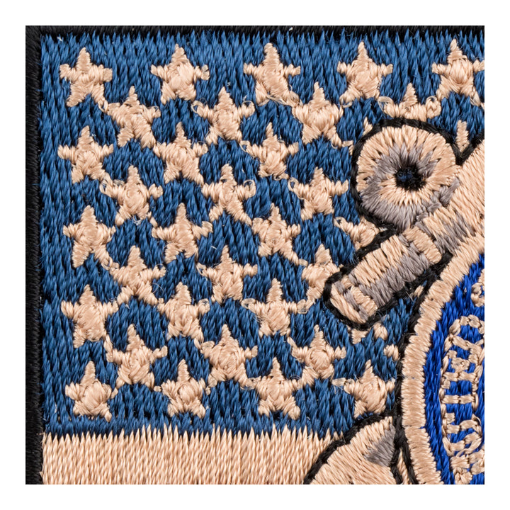 American Flag Coast Guard Patch, US Flag Patches — detail view 1