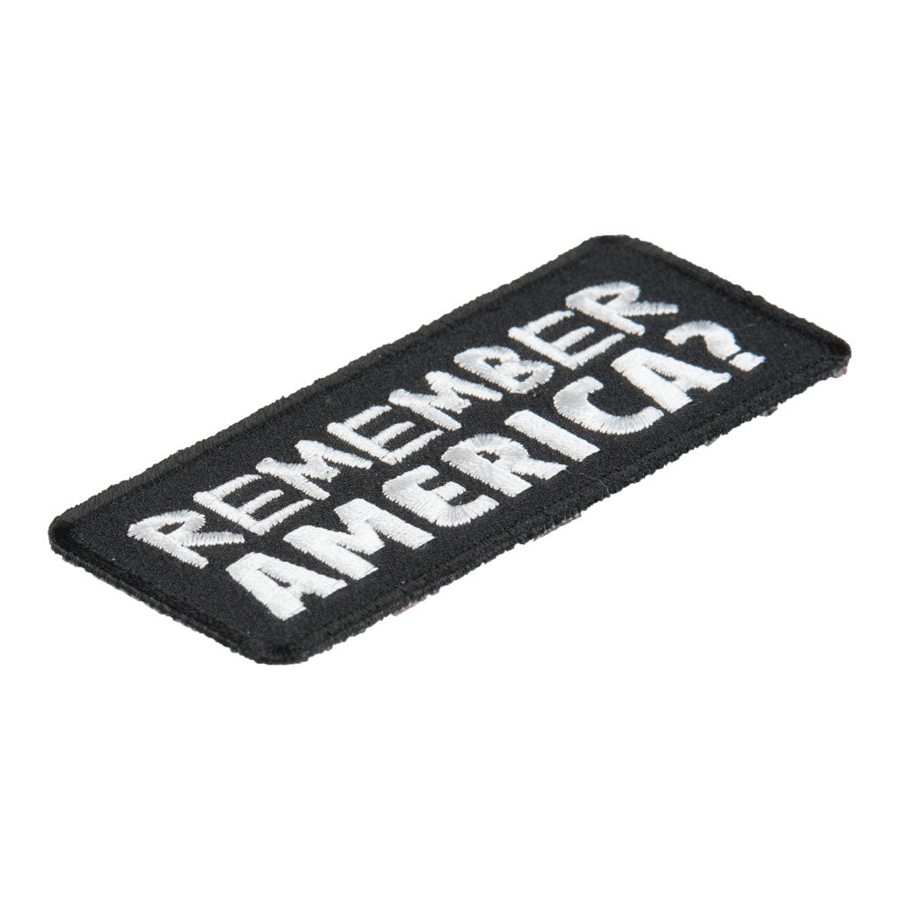 Remember America Patch, Patriotic Sayings Patches — detail view 2