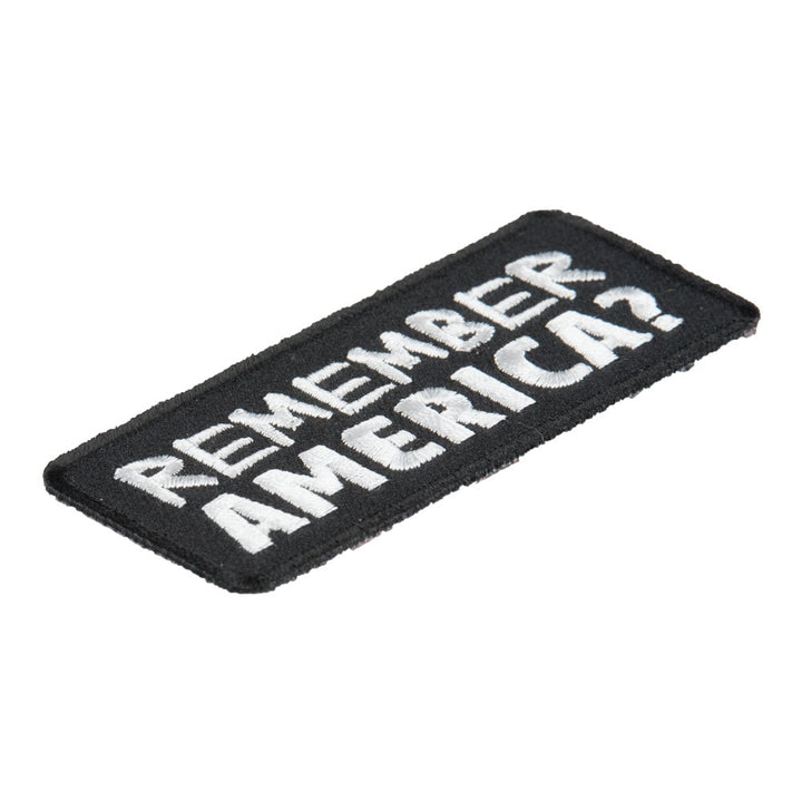 Remember America Patch, Patriotic Sayings Patches — detail view 2