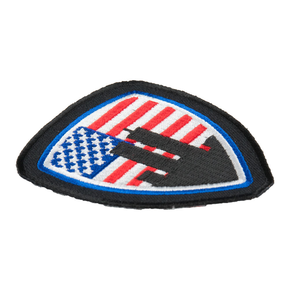 American Flag World Trade Center Shield Patch, 9-11 Patches — detail view 1