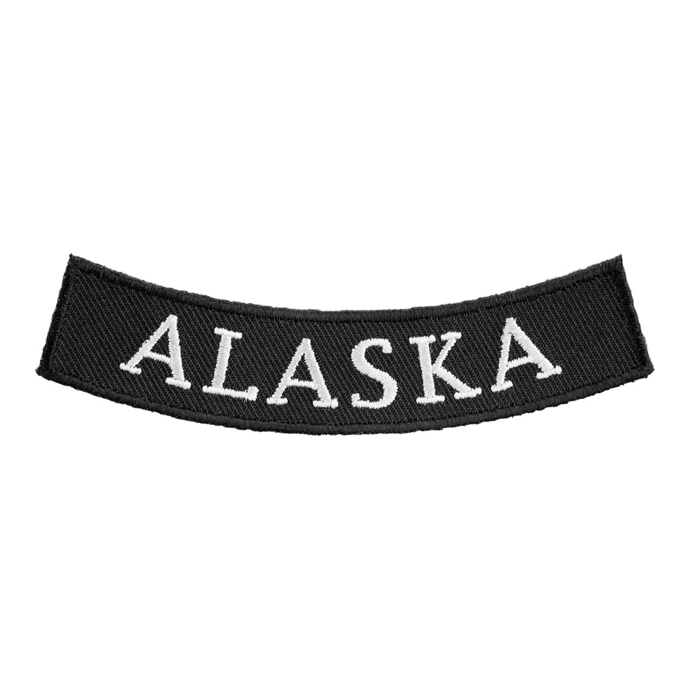 Alaska State Bottom Rocker Patch, Small Size — product image