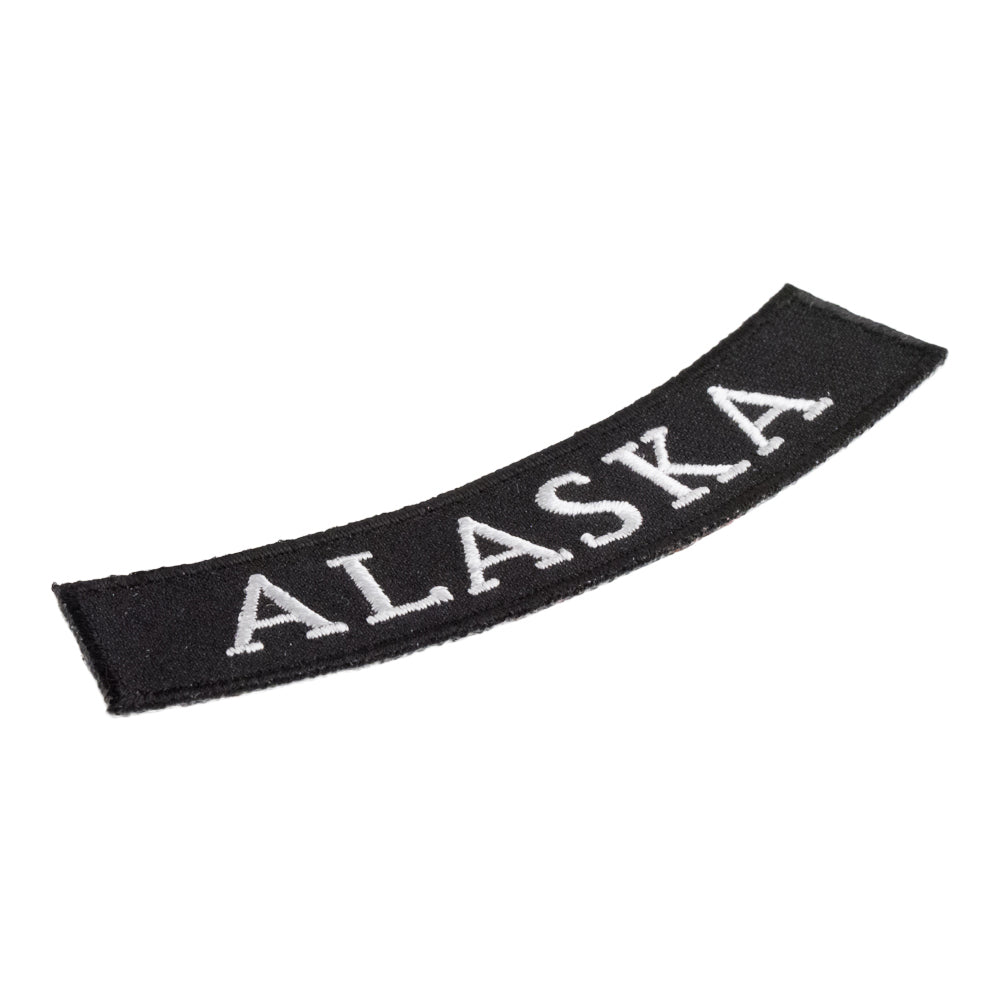 Alaska State Bottom Rocker Patch, Small Size — detail view 2