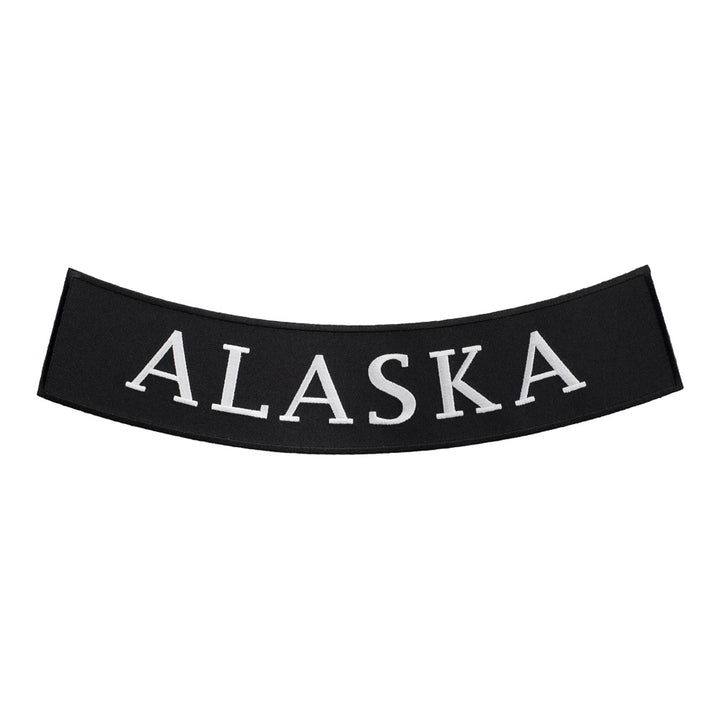 Alaska State Bottom Rocker Patch, Large Size — product image