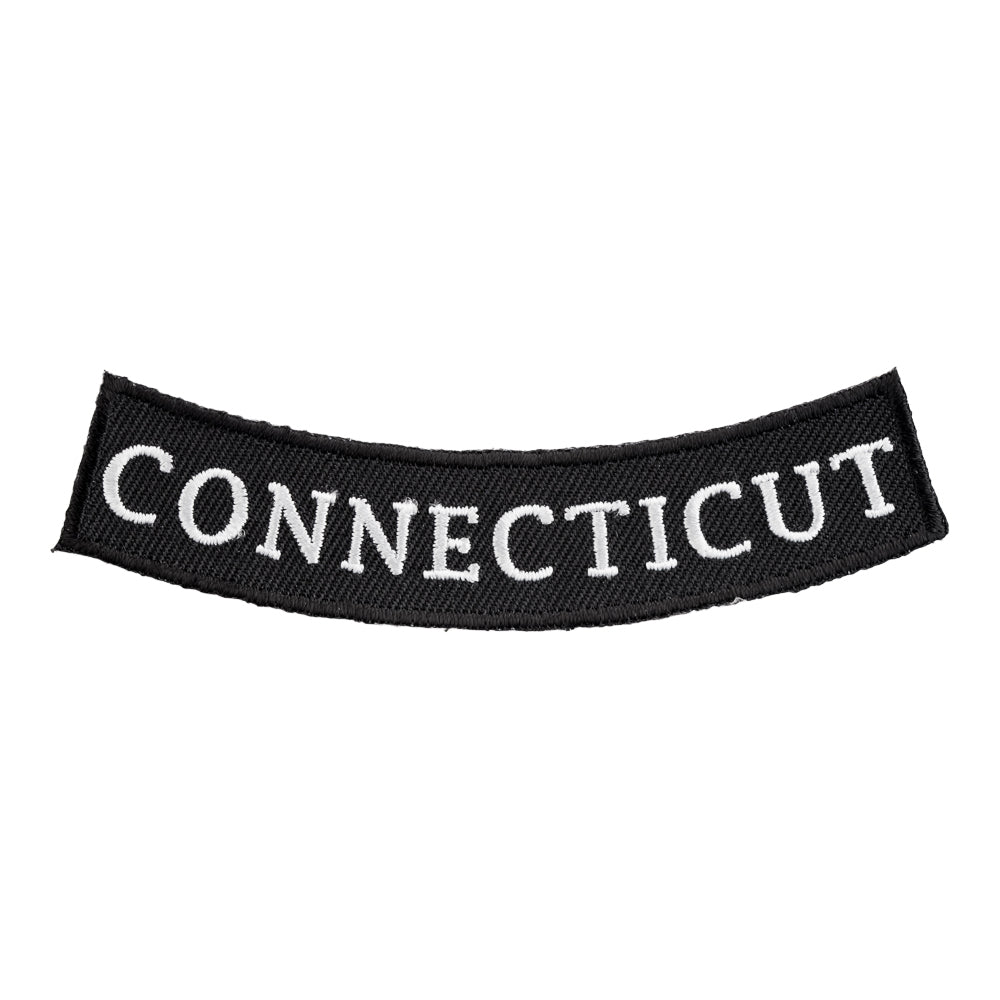 Connecticut State Bottom Rocker Patch, Small Size — product image
