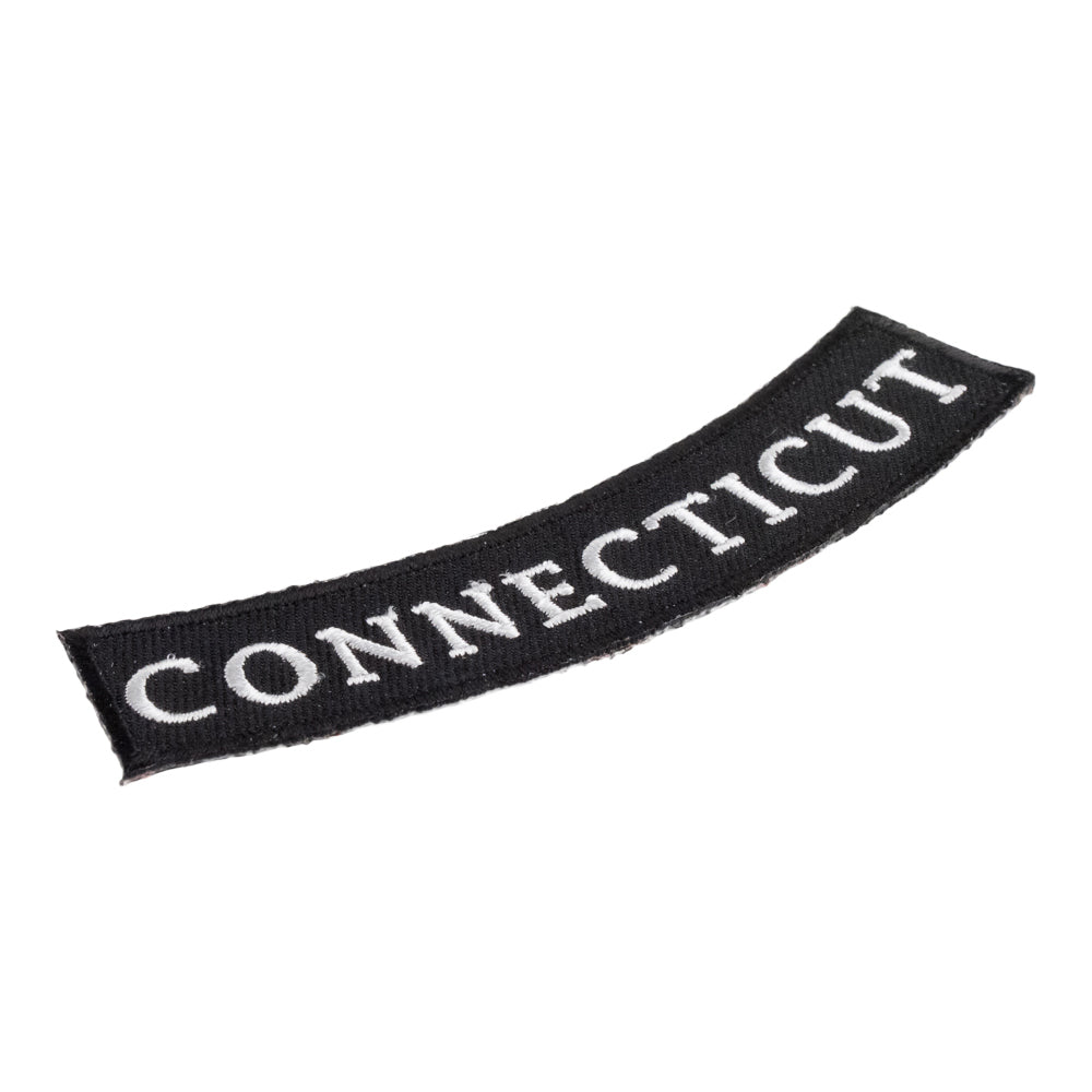 Connecticut State Bottom Rocker Patch, Small Size — detail view 2