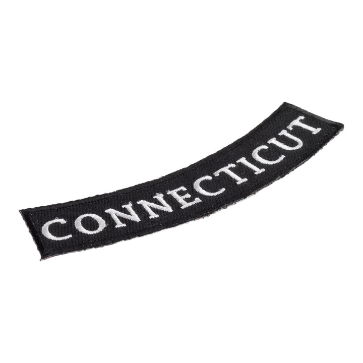 Connecticut State Bottom Rocker Patch, Small Size — detail view 2