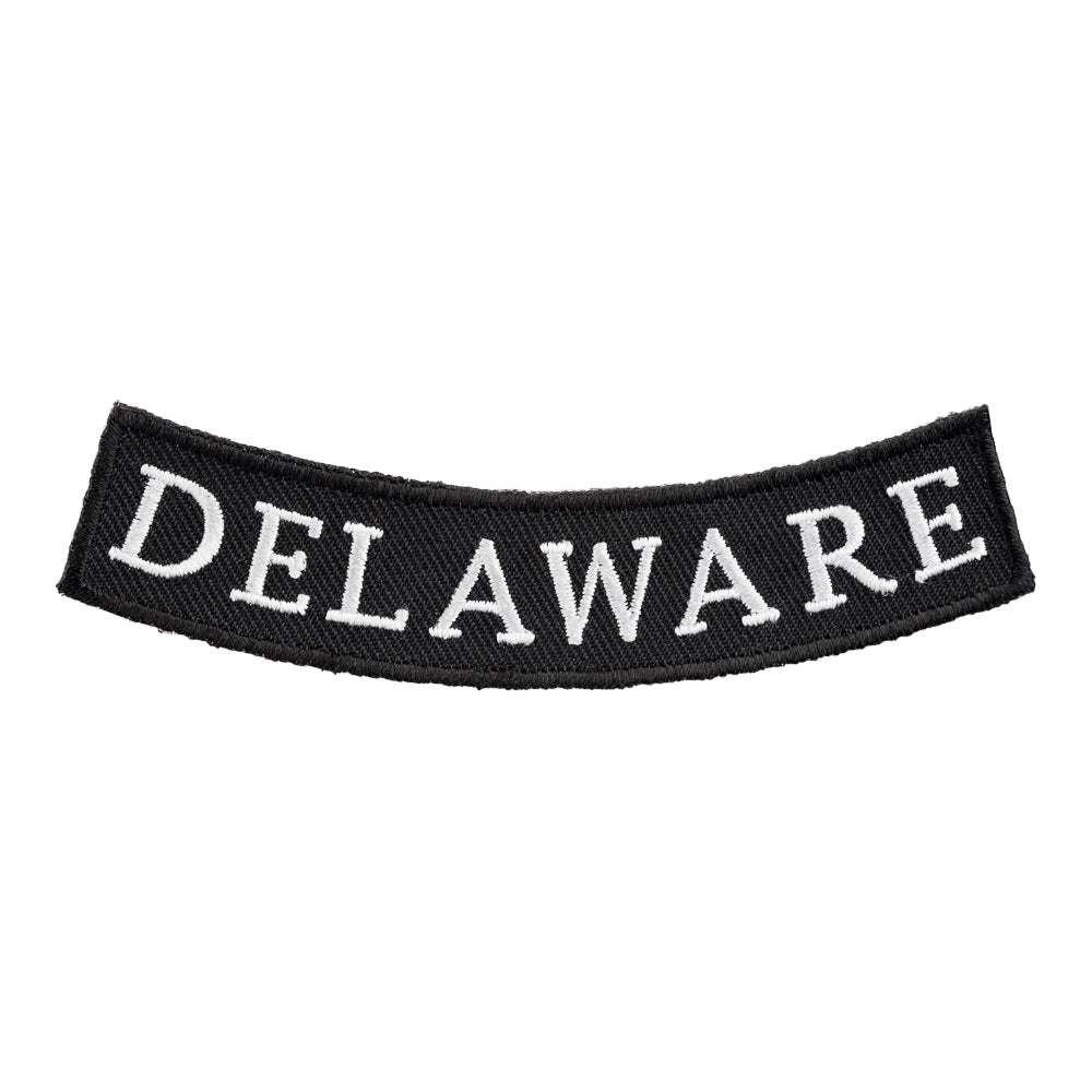 Delaware State Bottom Rocker Patch, Small Size — product image