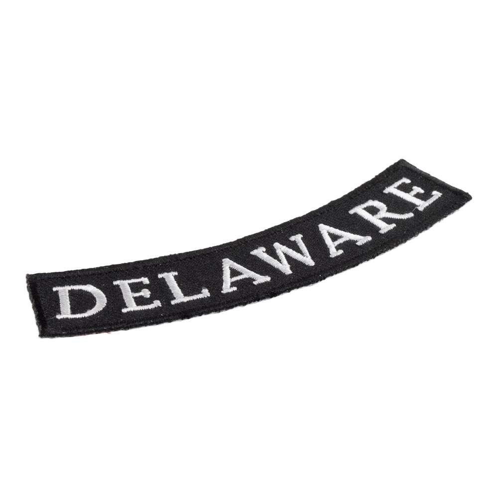 Delaware State Bottom Rocker Patch, Small Size — detail view 1
