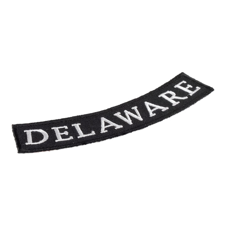 Delaware State Bottom Rocker Patch, Small Size — detail view 1