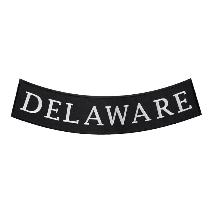 Delaware State Bottom Rocker Patch, Large Size — product image