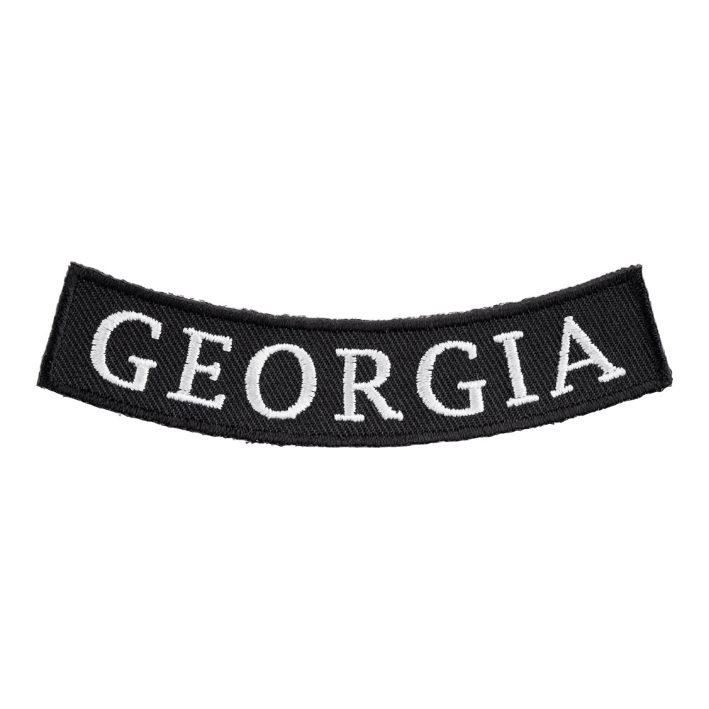 Georgia State Bottom Rocker Patch, Small Size — product image
