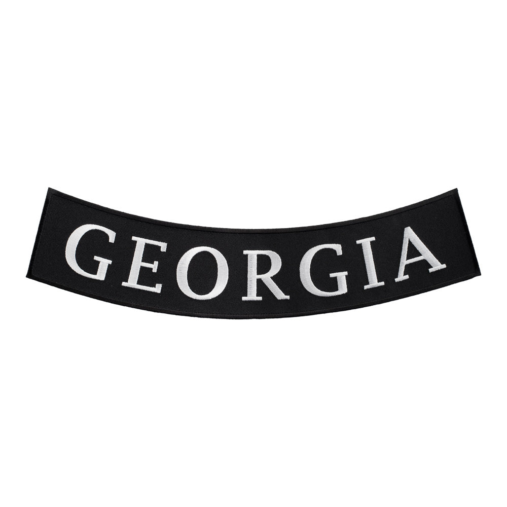 Georgia State Bottom Rocker Patch, Large Size — product image