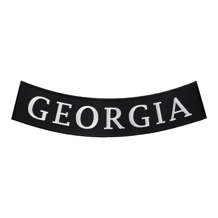 Georgia State Bottom Rocker Patch, Large Size — product image