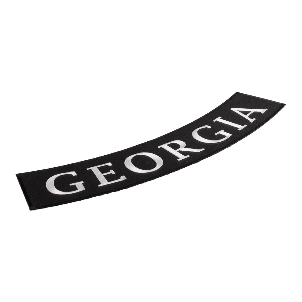 Georgia State Bottom Rocker Patch, Large Size — detail view 1