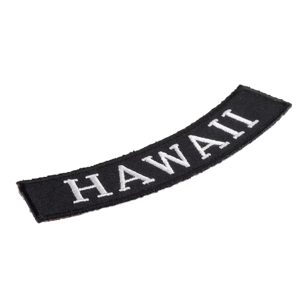 Hawaii State Bottom Rocker Patch, Small Size — detail view 2