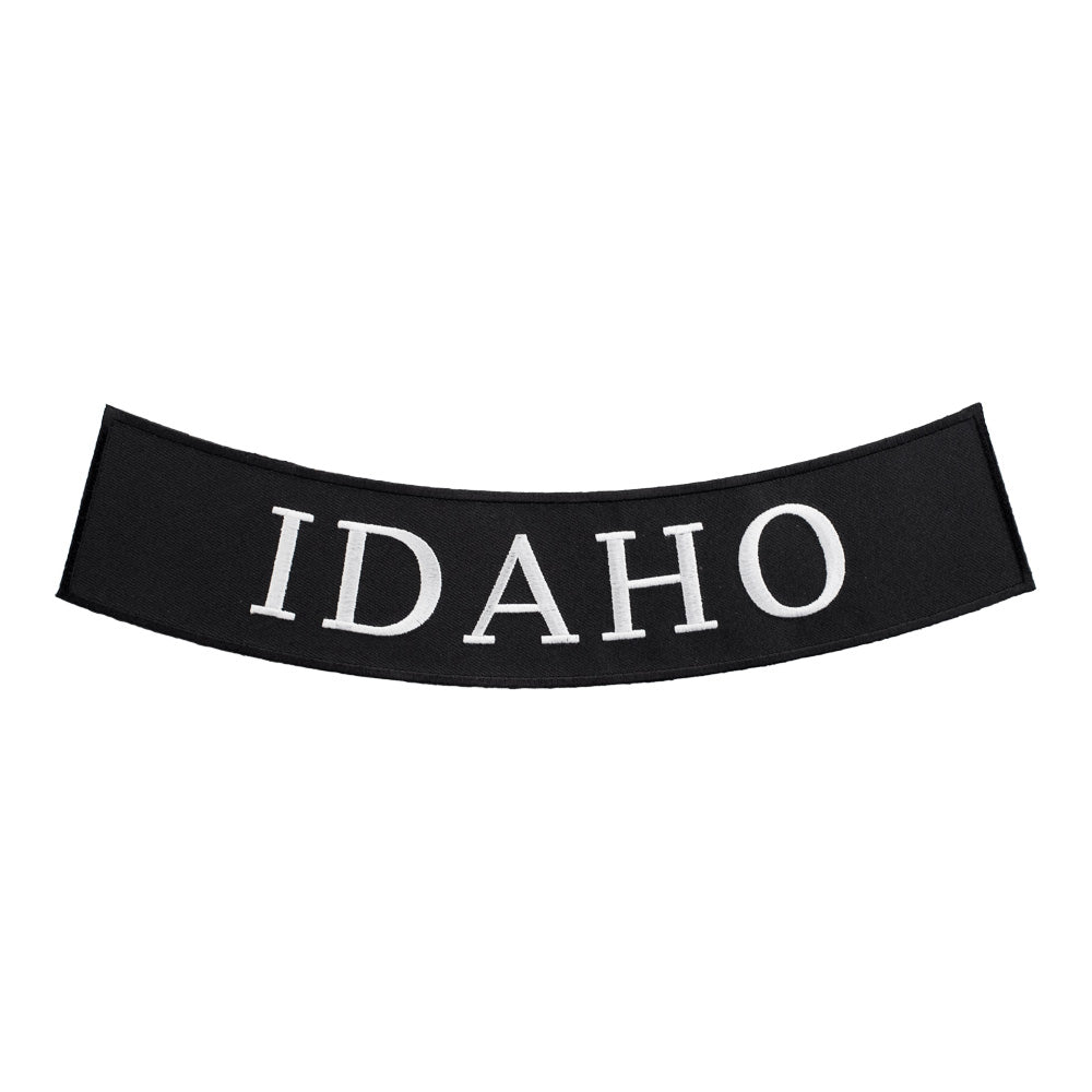 Idaho State Bottom Rocker Patch, Large Size — product image