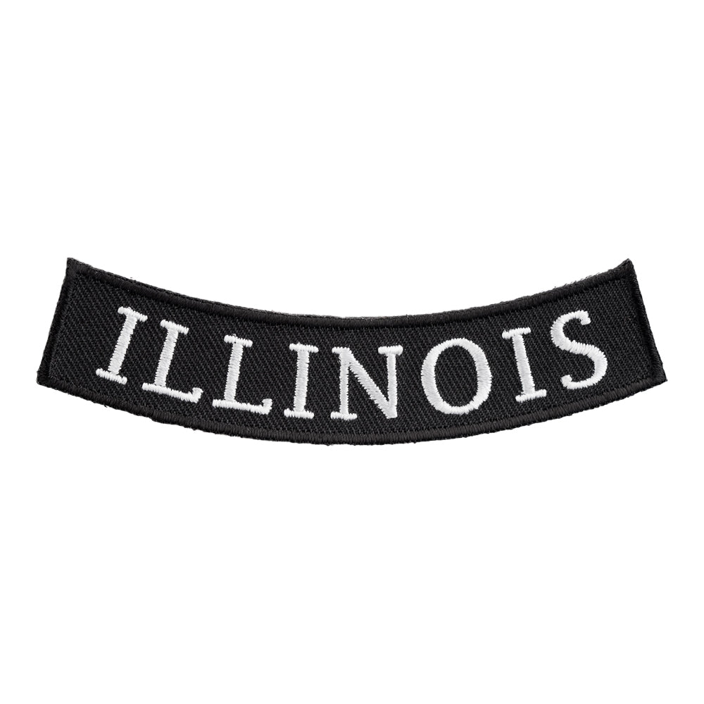 Illinois State Bottom Rocker Patch, Small Size — product image