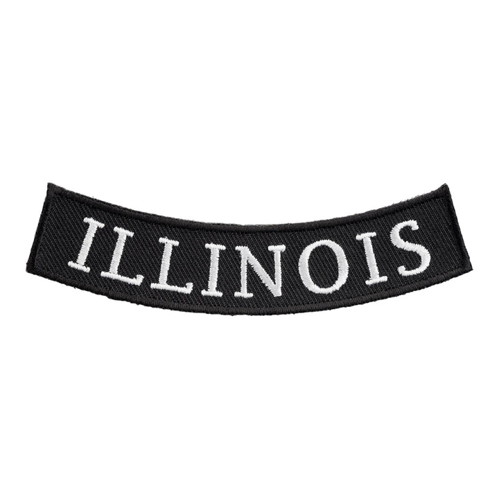 Illinois State Bottom Rocker Patch, Small Size — product image