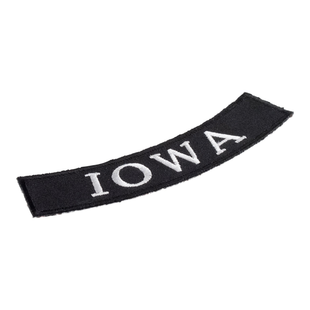 Iowa State Bottom Rocker Patch, Small Size — detail view 1